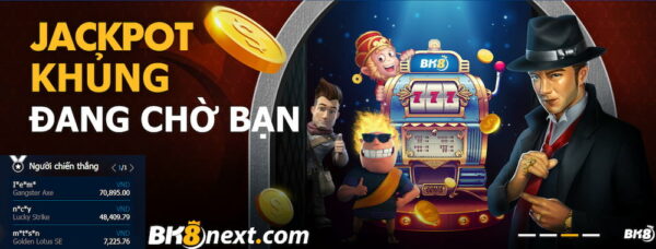 Chọn Slot Game BK8 trên danh mục trò chơi